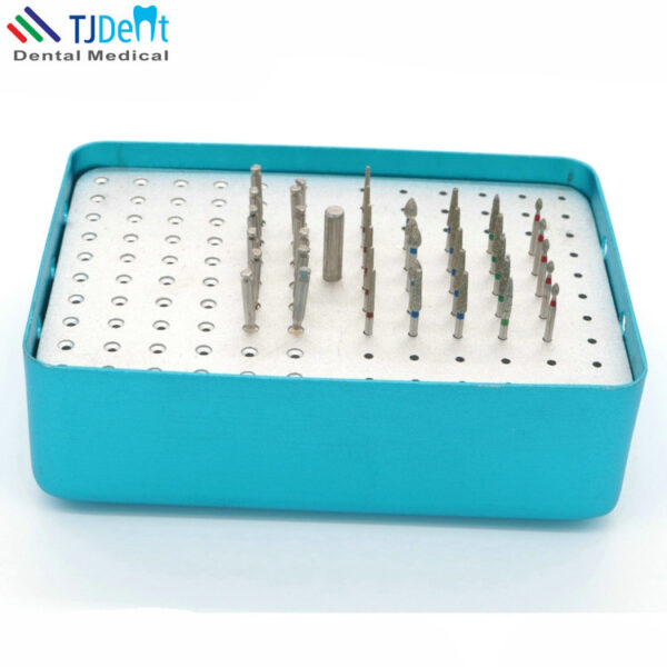 120 Holes Dental Bur File Endo Disinfection Box