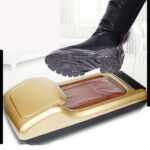 Semi Automatic Convenient Hygienic Shoe Protection Anti-Dust Film Shoe Cover Dispenser Machine